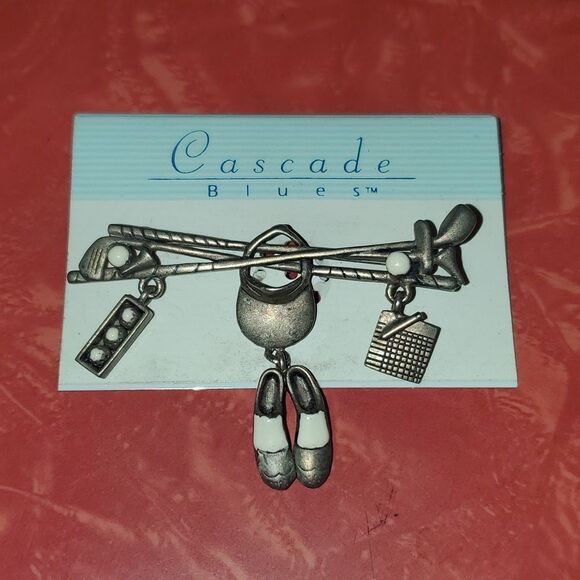 Golf Brooch NWT  - Picture 1 of 1